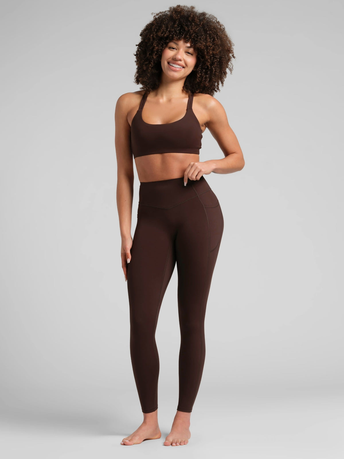 Cross Back Strappy Bra - Strappy Sports Bra