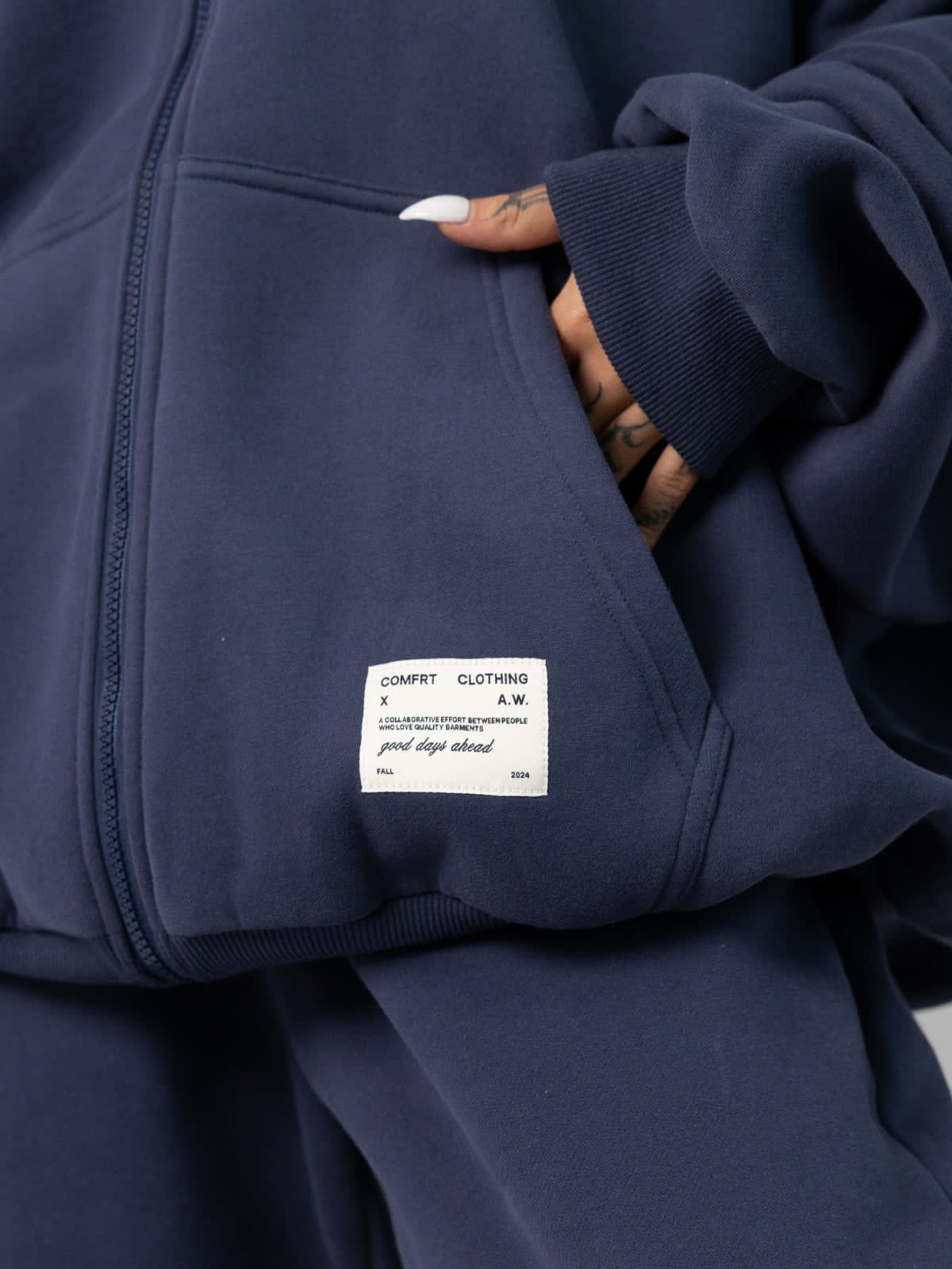 Affirmation Zip Hoodie - Mega