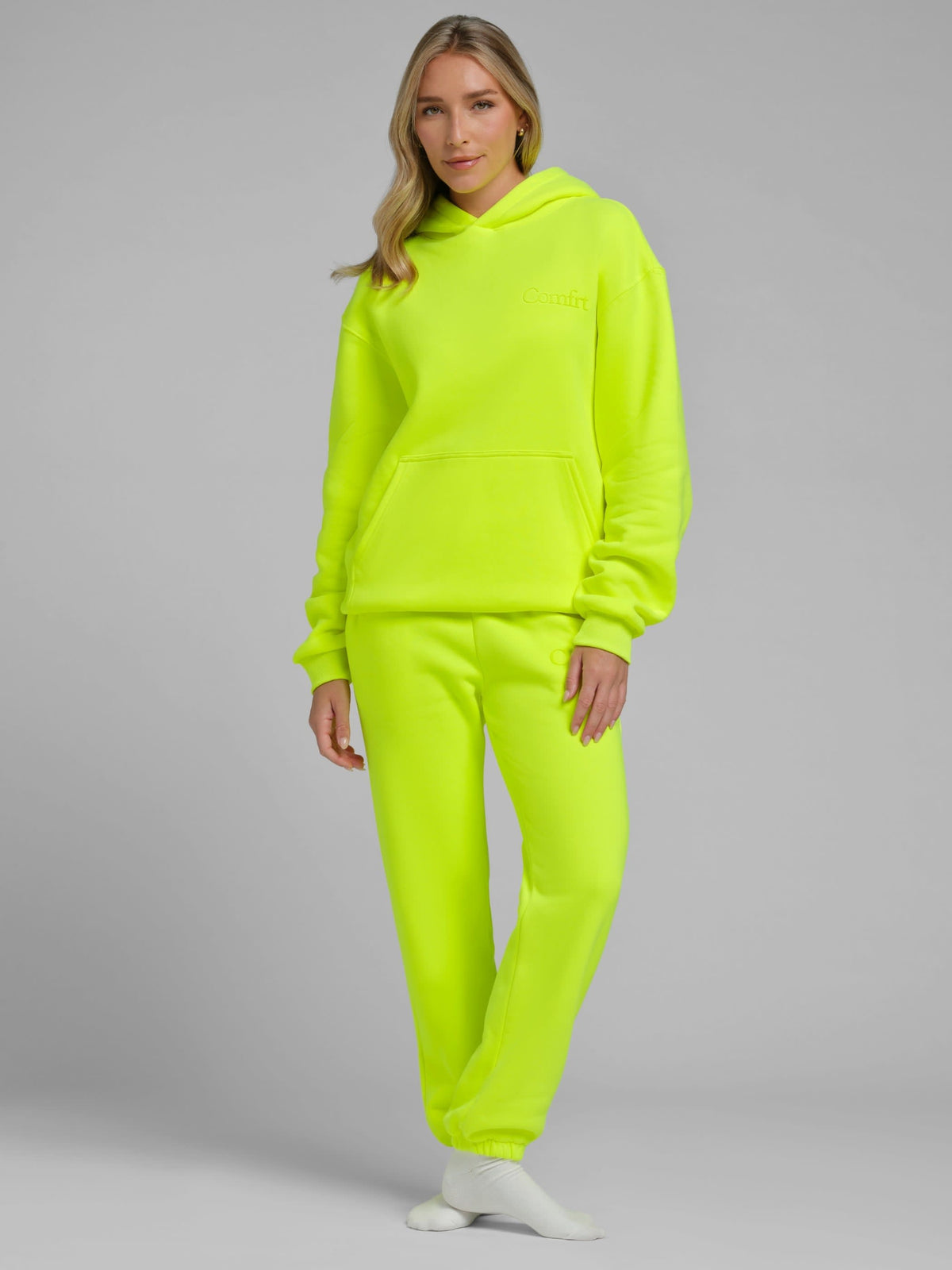 Neon Minimalist Hoodie - Mega
