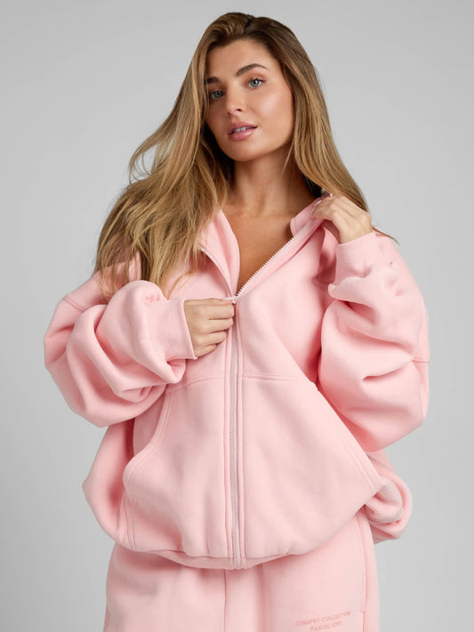 Pastel Zip Hoodie - Mega