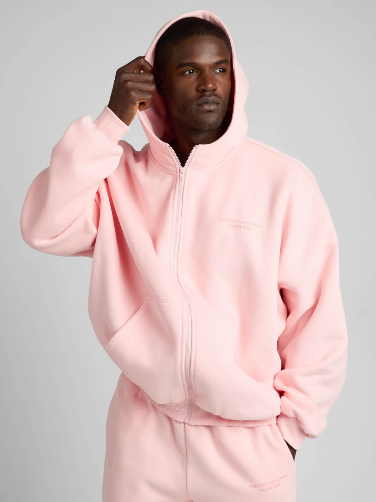 Pastel Zip Hoodie - Mega