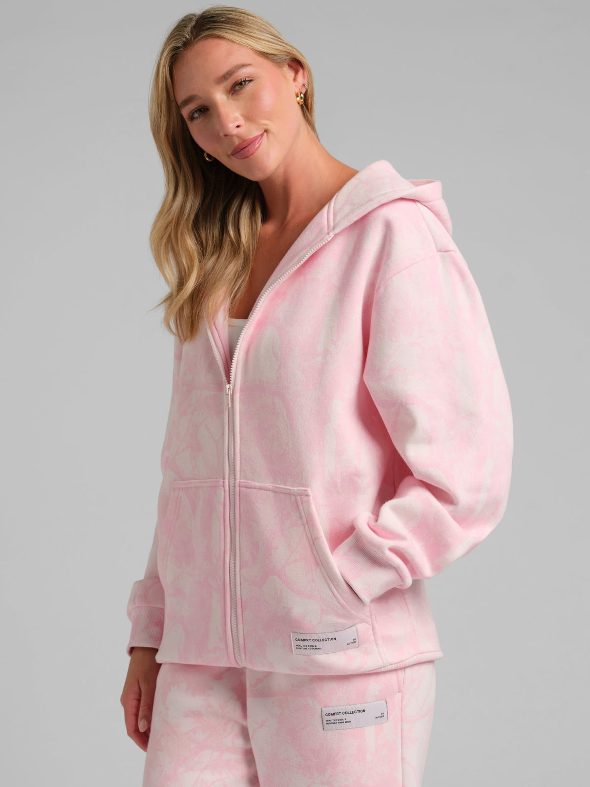 Camo Zip Up Hoodie - Mega
