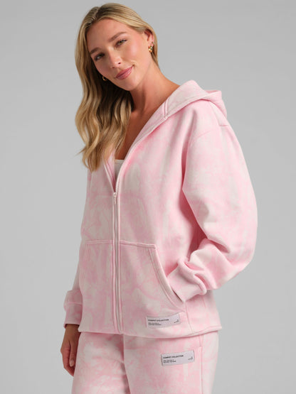 Camo Zip Up Hoodie - Mega