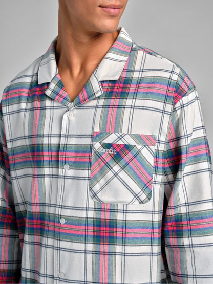 100% Cotton Flannel Pajama Shirt