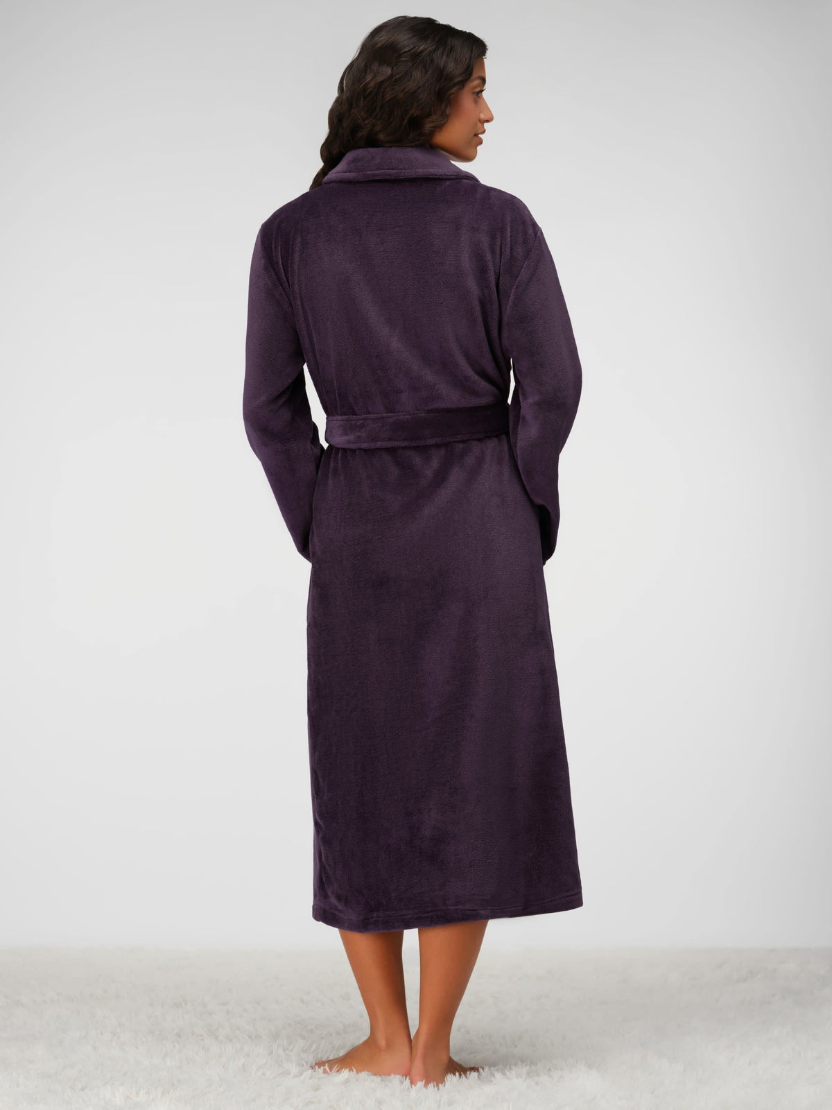 Dreamday Plush Robe - Calf-Length Bathrobe