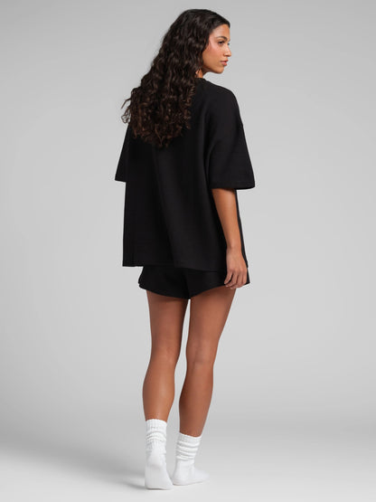 Waffle Lounge Shorts - Soft Waffle Shorts For Women