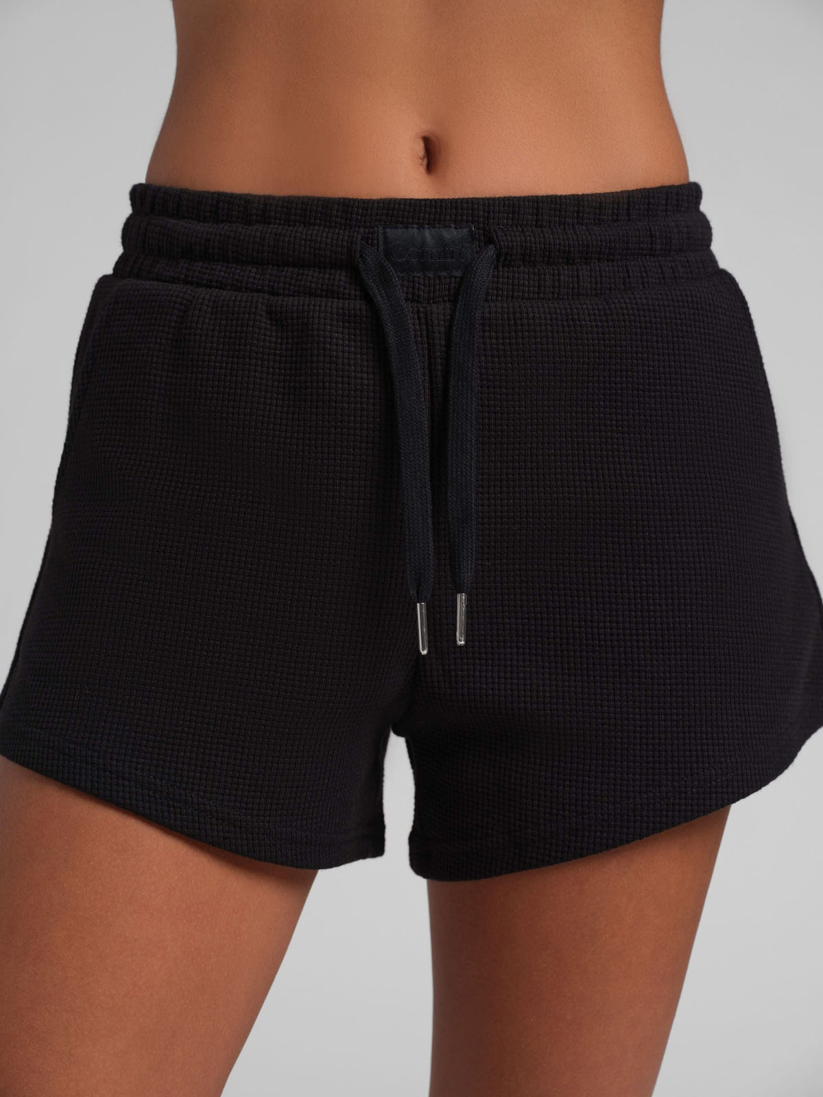 Waffle Lounge Shorts - Soft Waffle Shorts For Women