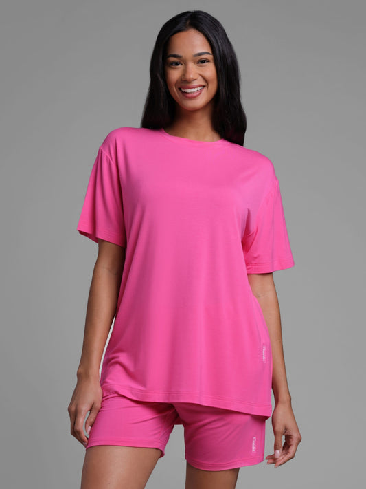 Cloud Lounge Tee - Soft Oversized Tee
