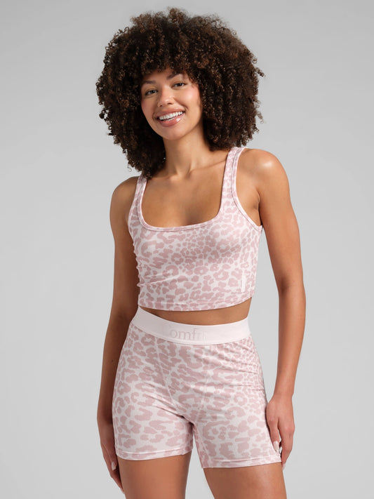 Rib Contour Crop Tank - Cropped Ribbed Tank Top