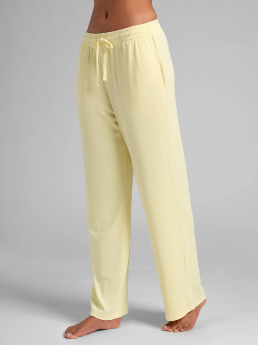 Rib Contour Pant - Straight Leg Lounge Pants