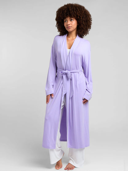 Luna Lounge Robe - Cozy Lightweight Modal Robe