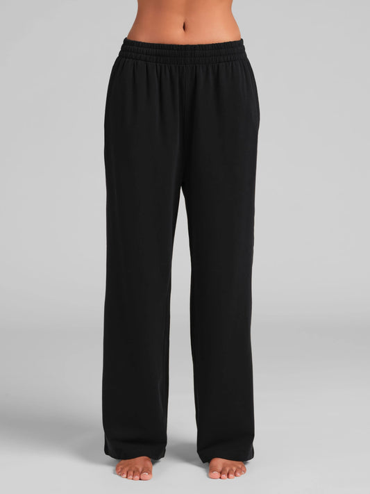 Luxe Terry Lightweight Straight Leg Pants - French Terry Sweatpants