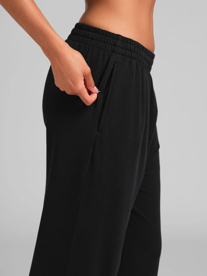 Luxe Terry Lightweight Straight Leg Pants - French Terry Sweatpants