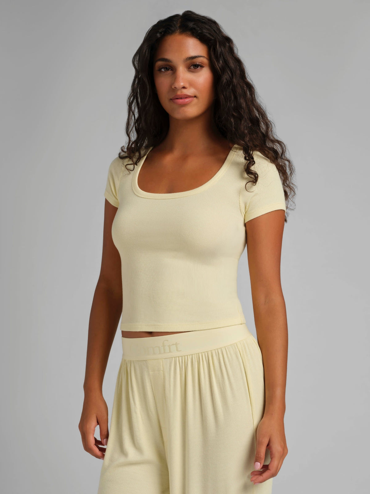 Slinky Rib Baby Tee - Soft Ribbed Baby Tee