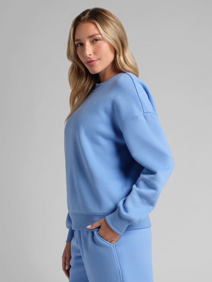 Basic Crop Crew - Cropped Crewneck Sweatshirt