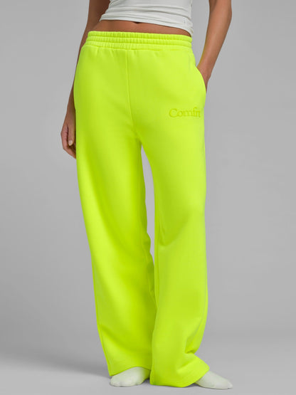 Neon Minimalist Straightleg Sweatpants