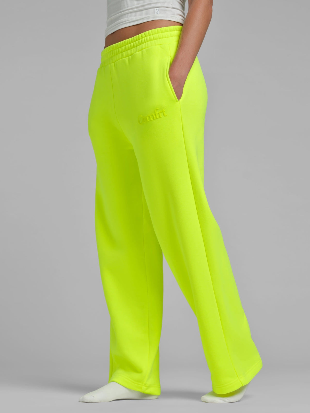 Neon Minimalist Straightleg Sweatpants