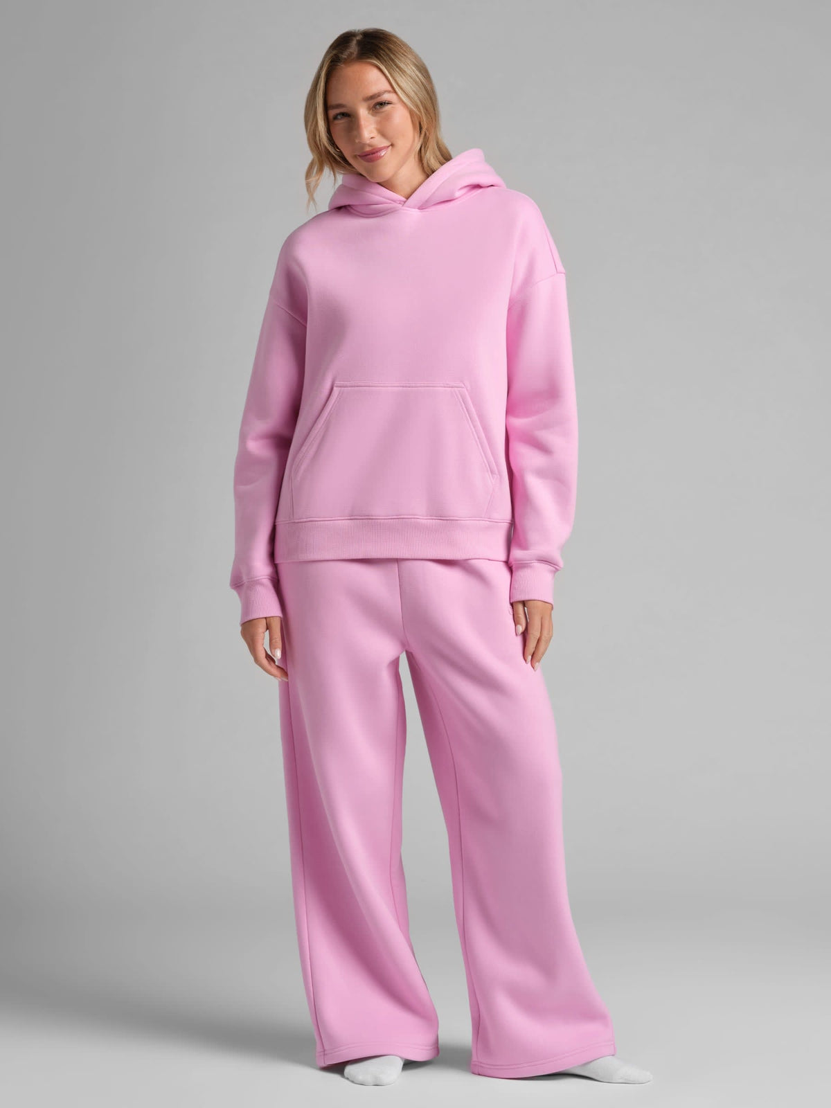 Basic Wide Leg Sweatpants - Wide Leg Baggy Sweatpants