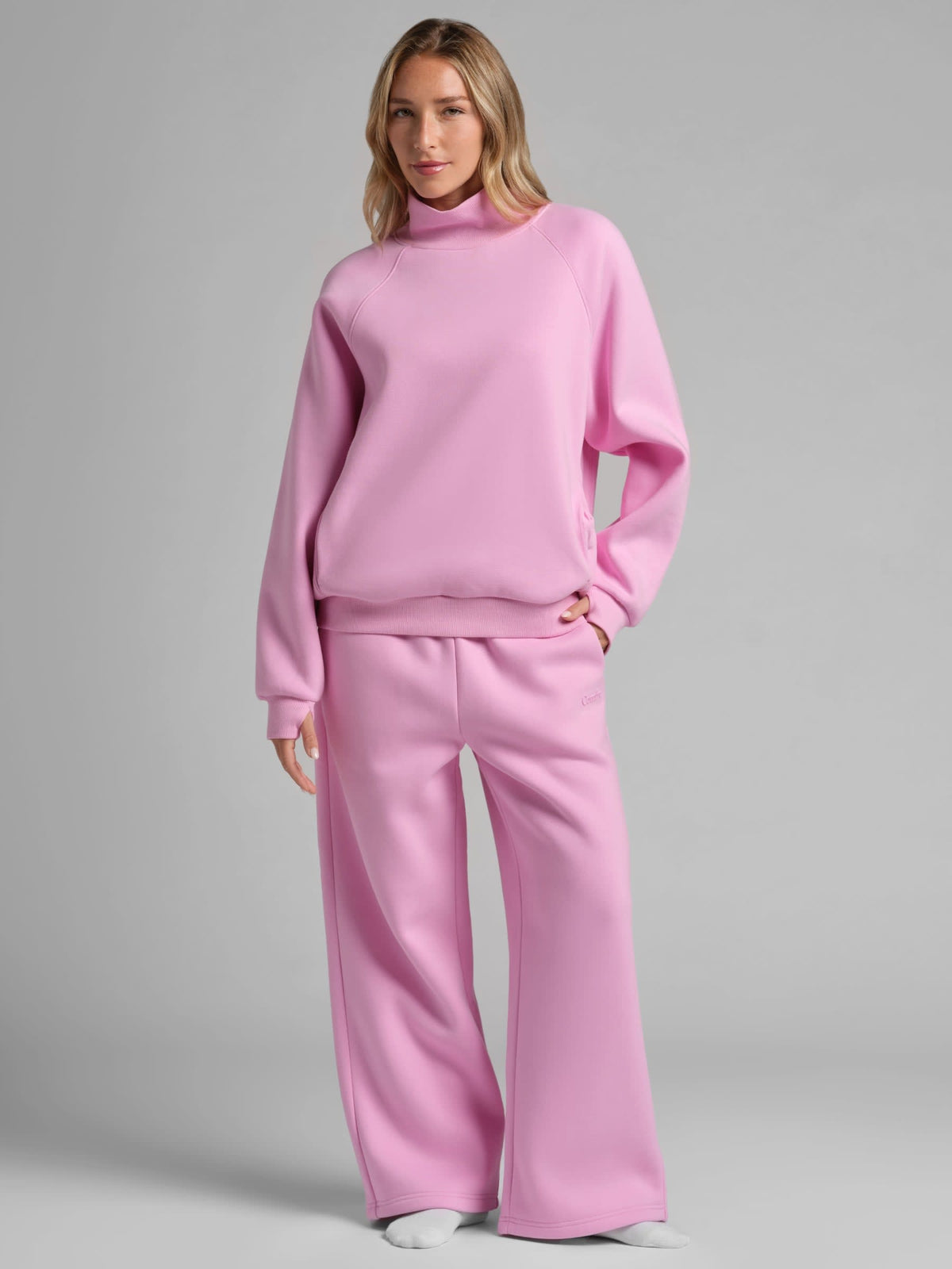 Basic Wide Leg Sweatpants - Wide Leg Baggy Sweatpants