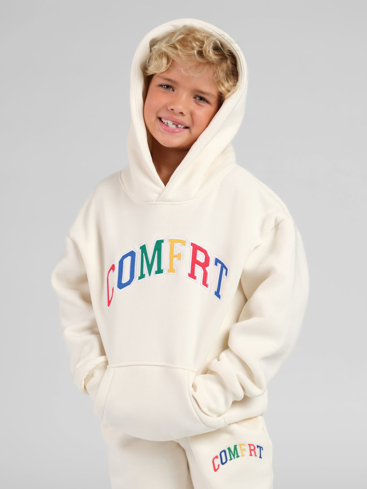 Kids Varsity Applique Hoodie - Collegiate Style Hoodie