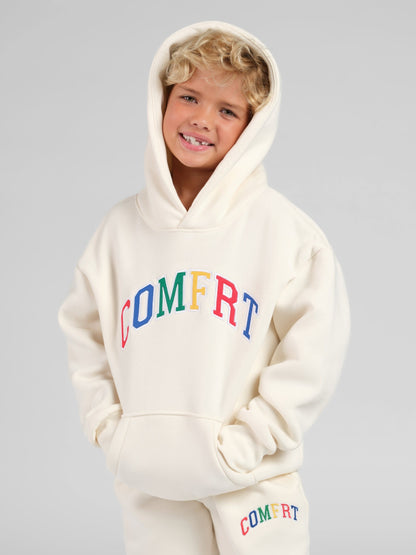 Kids Varsity Applique Hoodie - Collegiate Style Hoodie