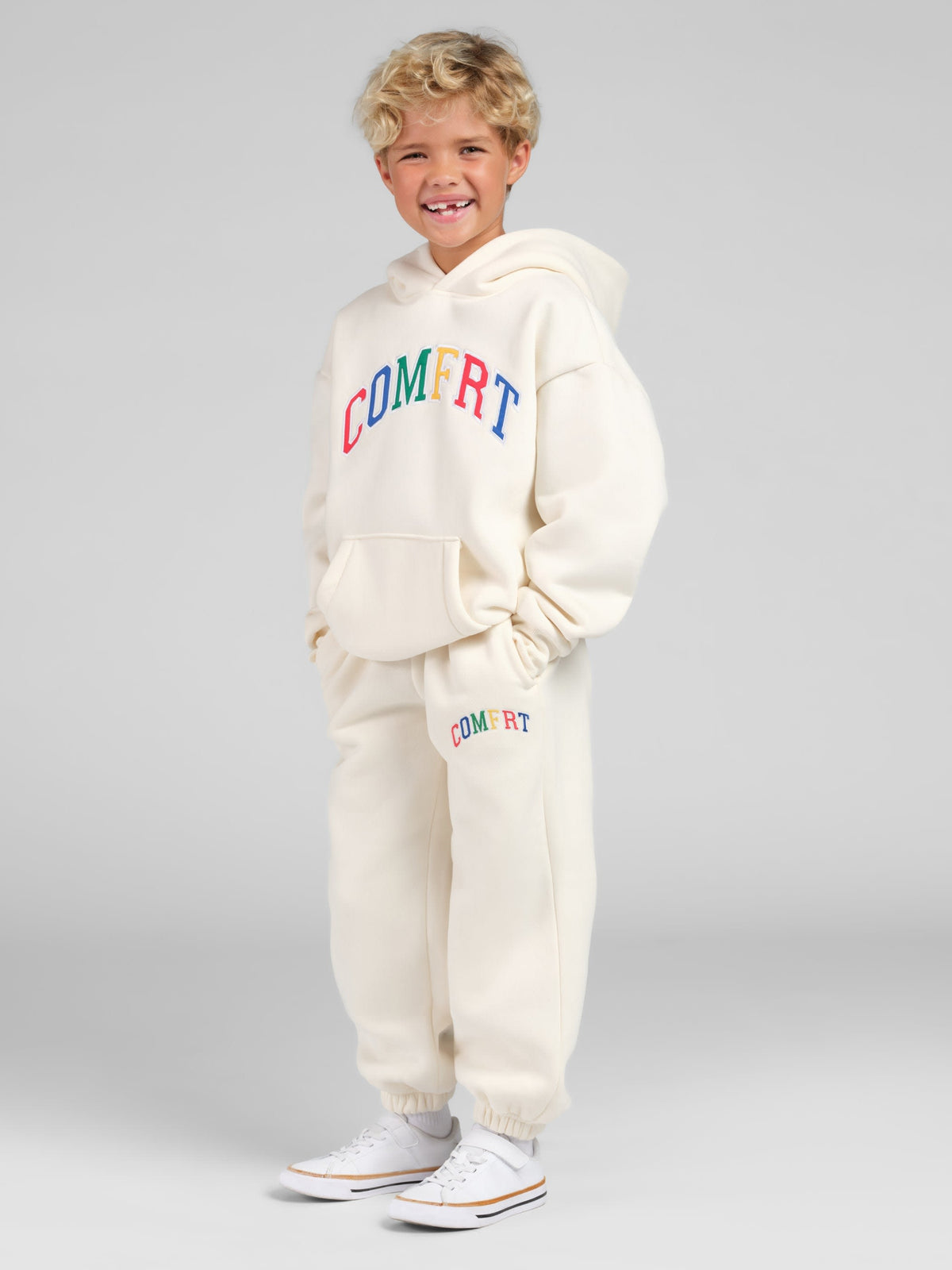 Kids Varsity Applique Hoodie - Collegiate Style Hoodie