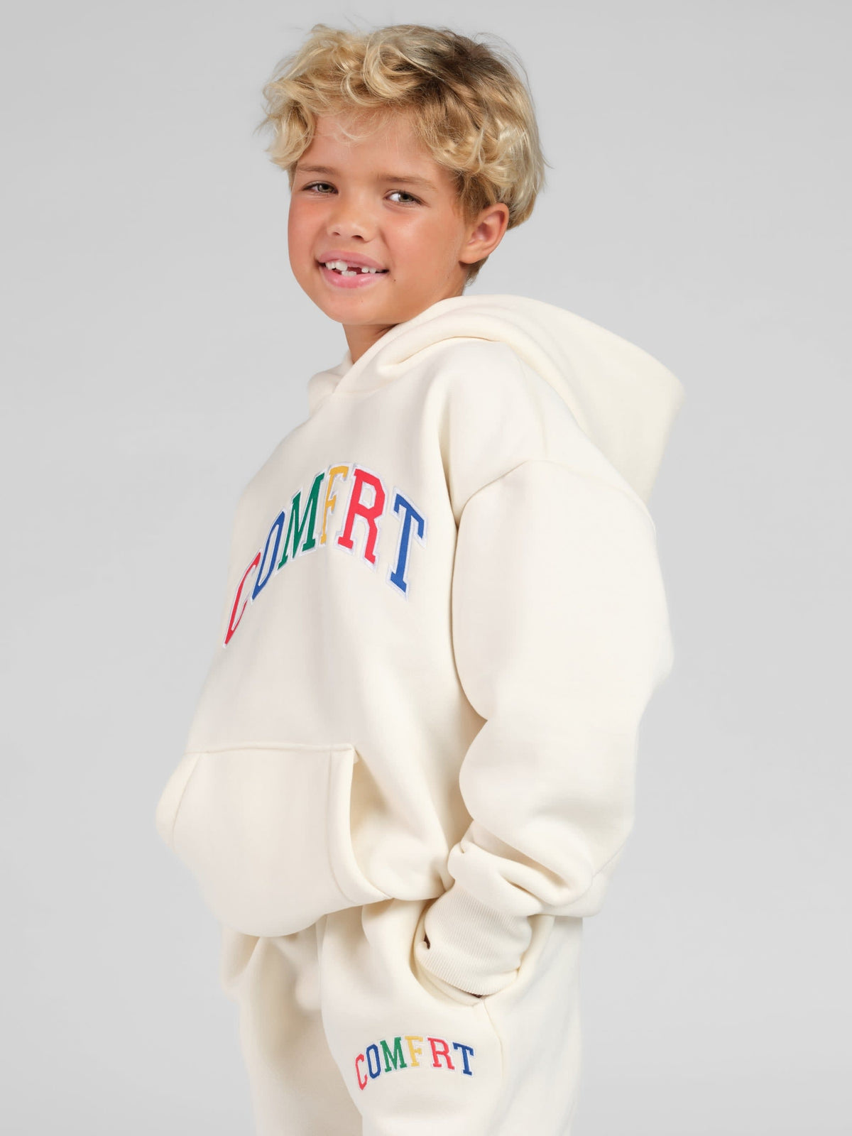 Kids Varsity Applique Hoodie - Collegiate Style Hoodie
