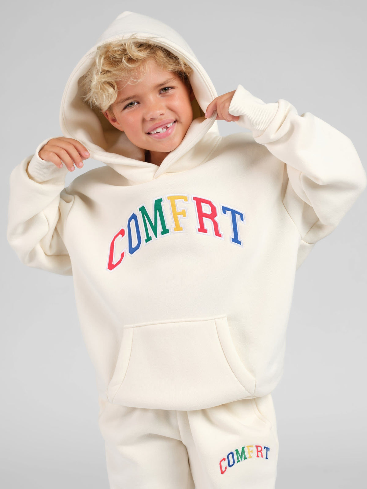 Kids Varsity Applique Hoodie - Collegiate Style Hoodie