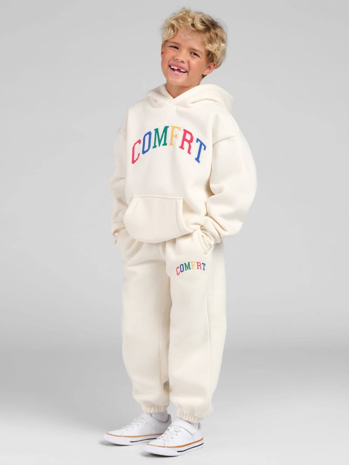 Kids Varsity Applique Hoodie - Collegiate Style Hoodie