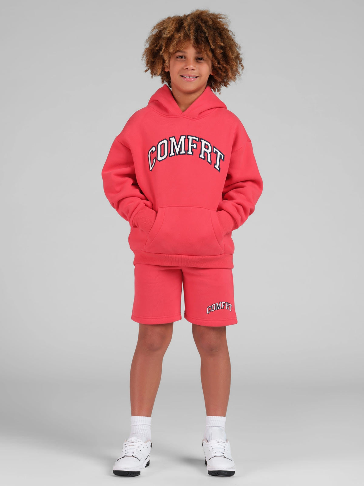 Kids Varsity Logo Short - Girls & Boys Sweat Shorts