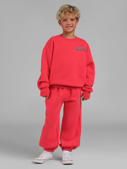 Kids Varsity Logo Crew - Girls & Boys Crewneck Sweatshirt