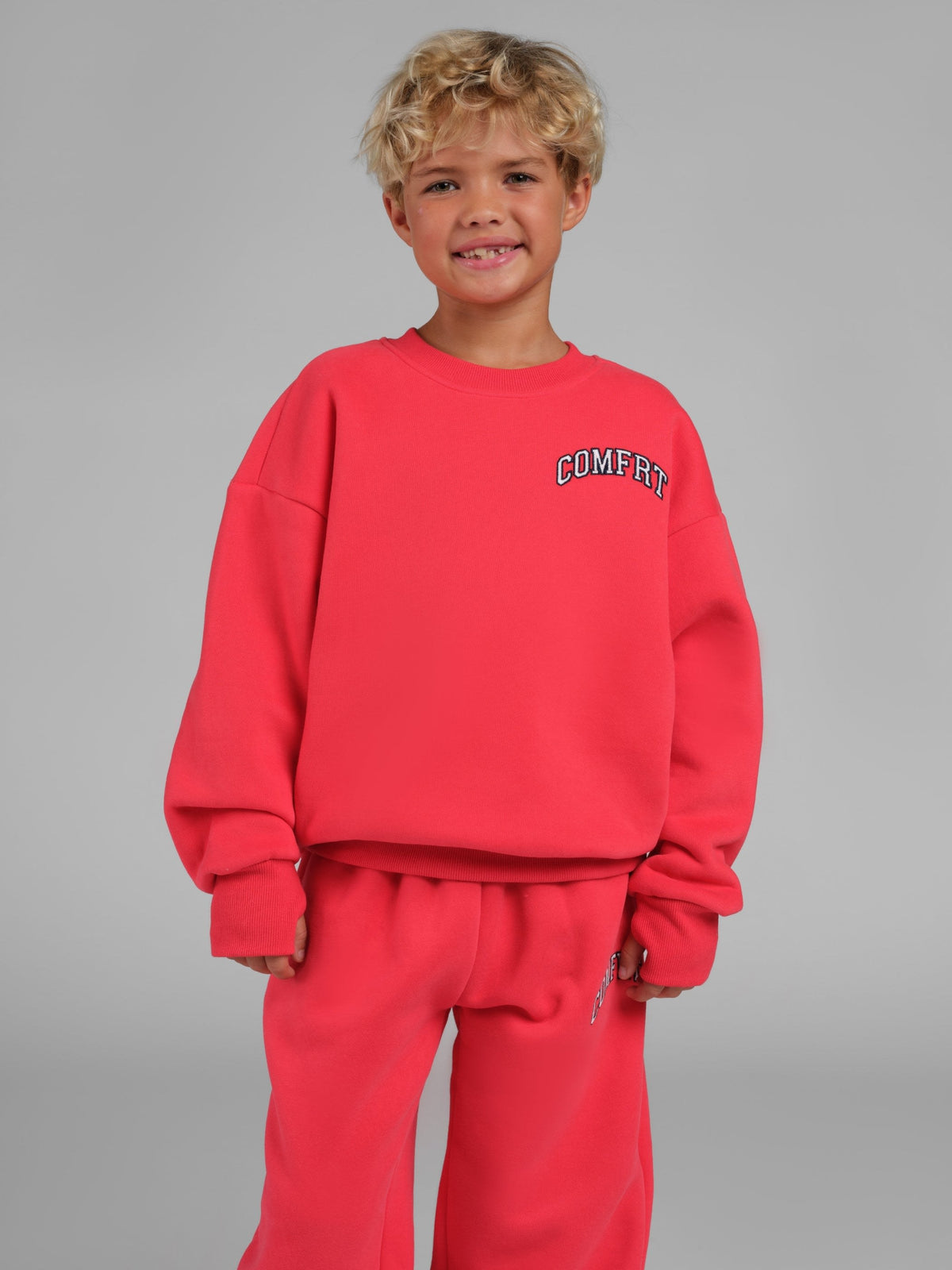 Kids Varsity Logo Crew - Girls & Boys Crewneck Sweatshirt