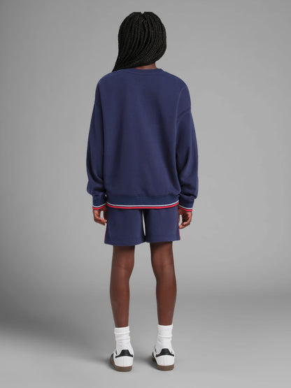 Laid Back Kids Halo Lightweight Crew - Soft Oversized Kid Crewneck