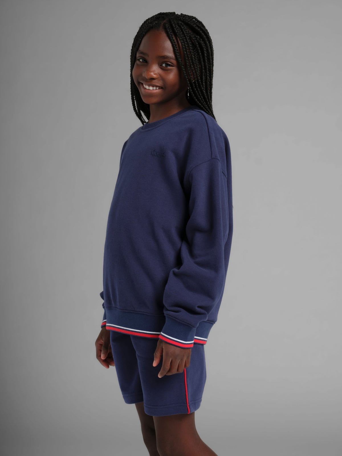 Laid Back Kids Halo Lightweight Crew - Soft Oversized Kid Crewneck