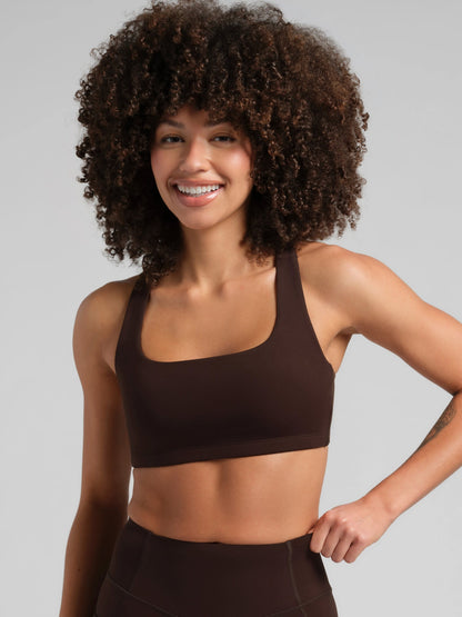 Square Neck Bra - Square Neckline Sports Bra