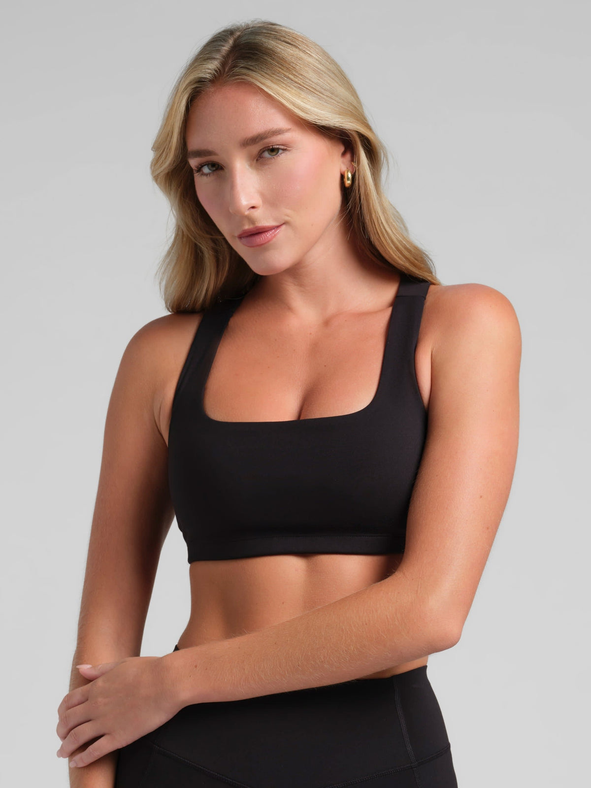Square Neck Bra - Square Neckline Sports Bra