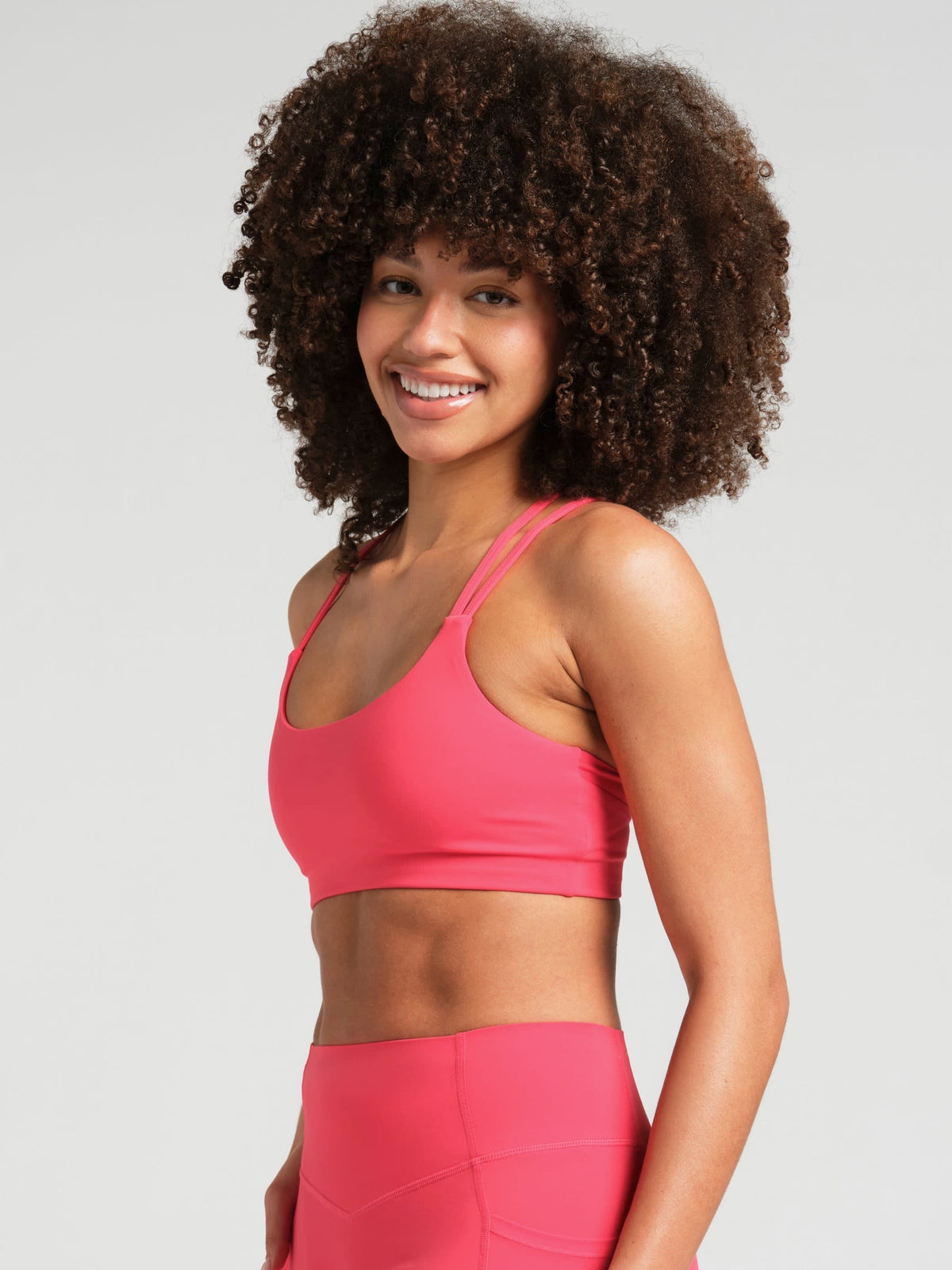 Cross Back Strappy Bra - Strappy Sports Bra