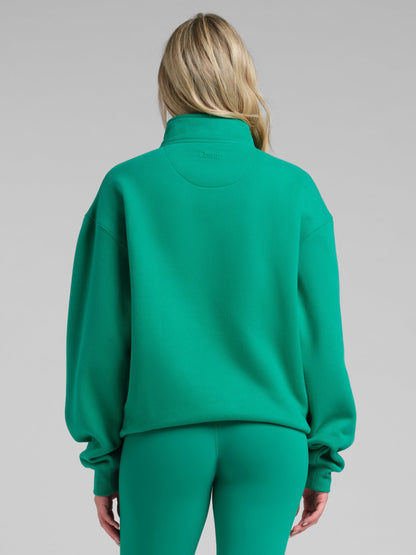 Basic Quarter Zip Mock Neck - Fleece 1/4 Zip Up