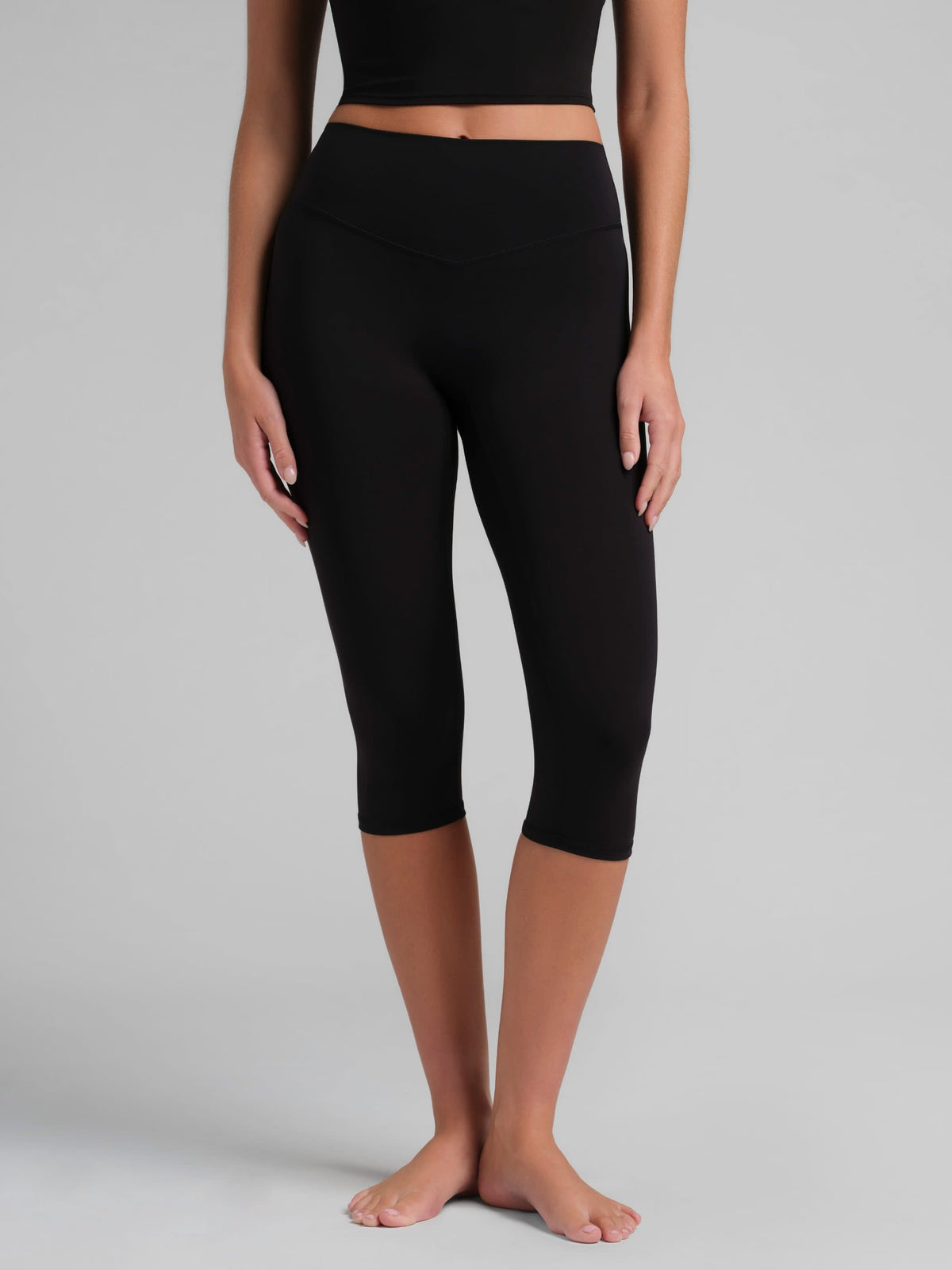 ComfrtCore 2.0 High-Waist Capri 18" - Short Knee Length Capri