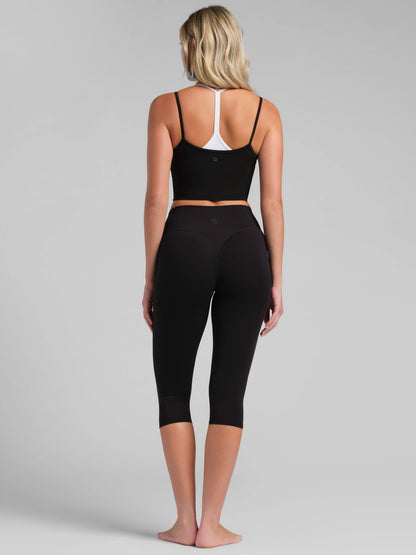 ComfrtCore 2.0 High-Waist Capri 18" - Short Knee Length Capri