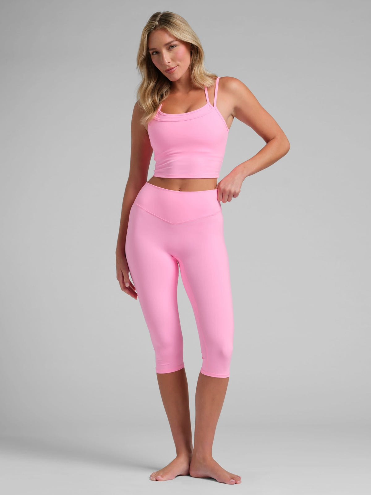 ComfrtCore 2.0 High-Waist Capri 18" - Short Knee Length Capri