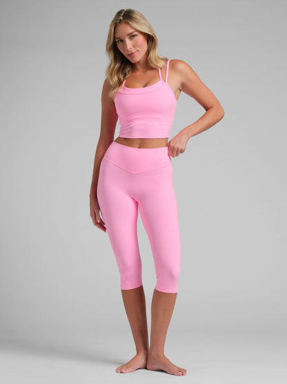 ComfrtCore 2.0 High-Waist Capri 18" - Short Knee Length Capri