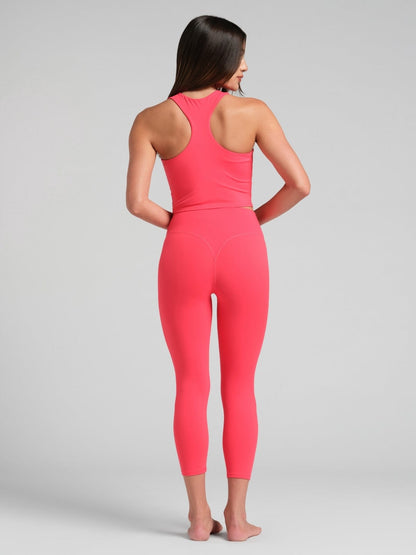 ComfrtCore 2.0 High Neck Crop Tank - Athletic Gym Top
