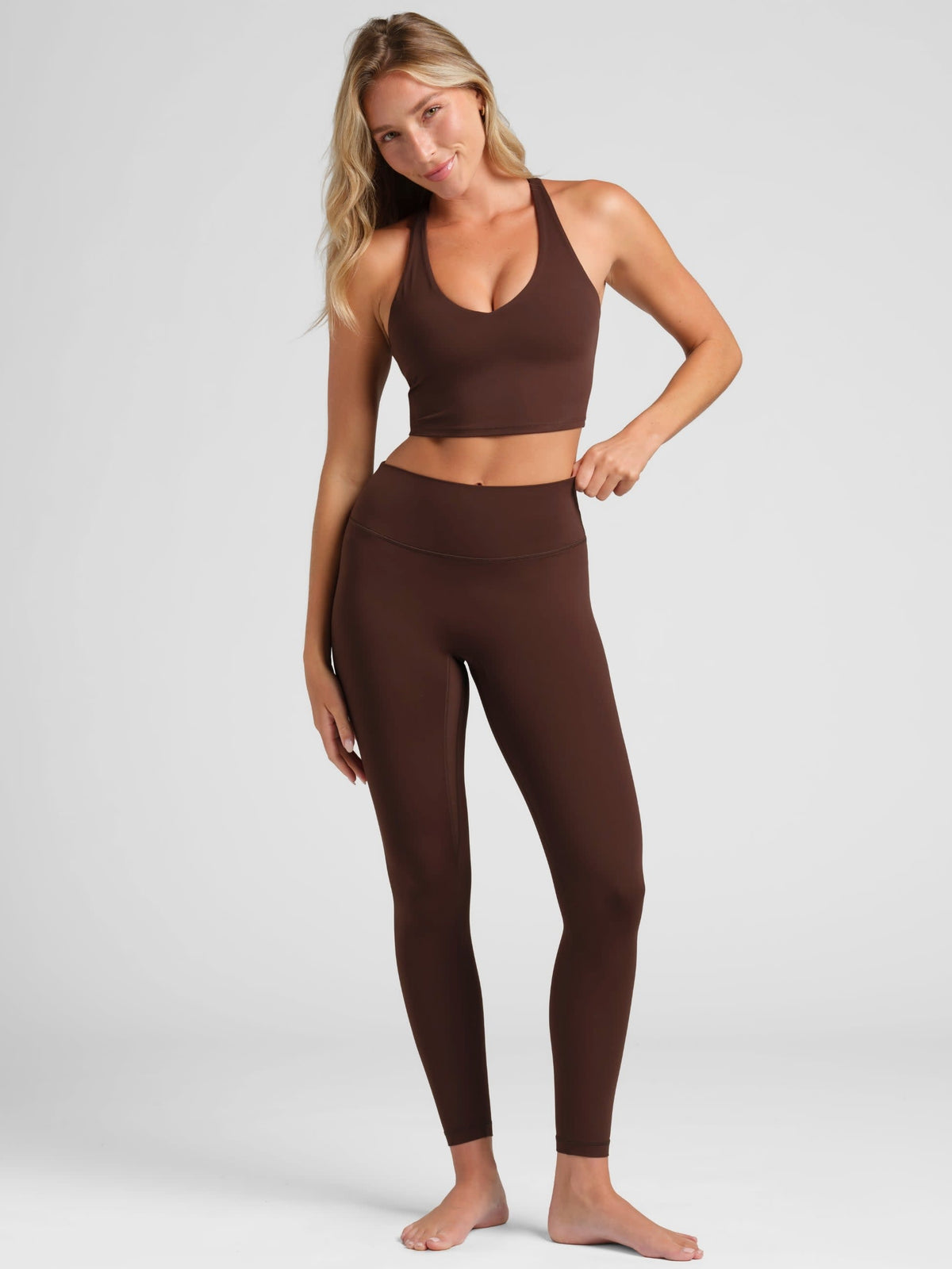 ComfrtCore V-Neck Crop Tank - Athletic Crop Tank Top