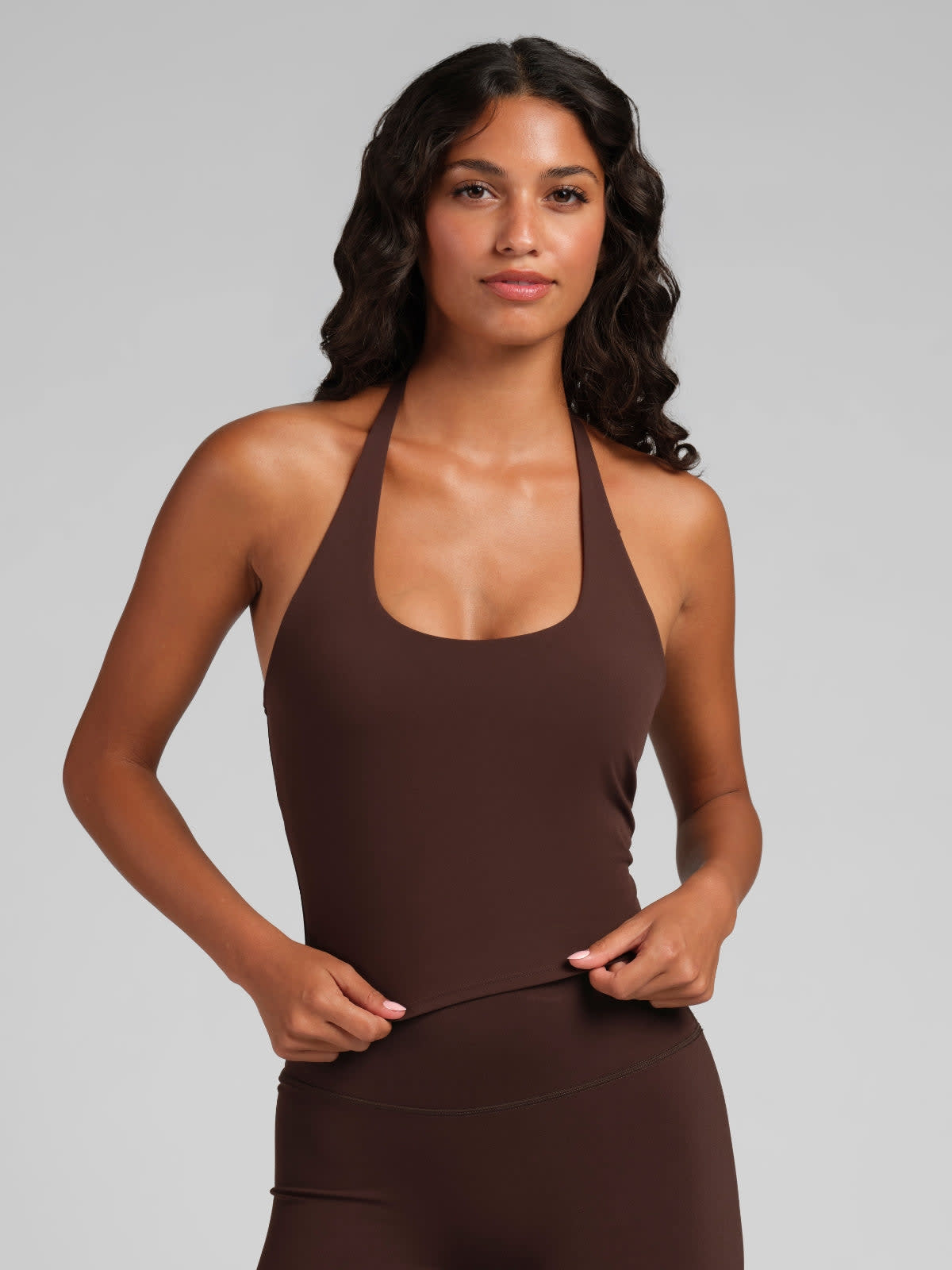 ComfrtCore Halter Tank - Workout Halter Crop Top