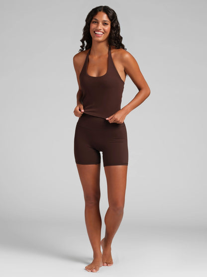 ComfrtCore Halter Tank - Workout Halter Crop Top