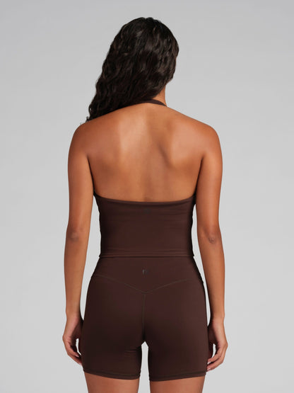 ComfrtCore Halter Tank - Workout Halter Crop Top