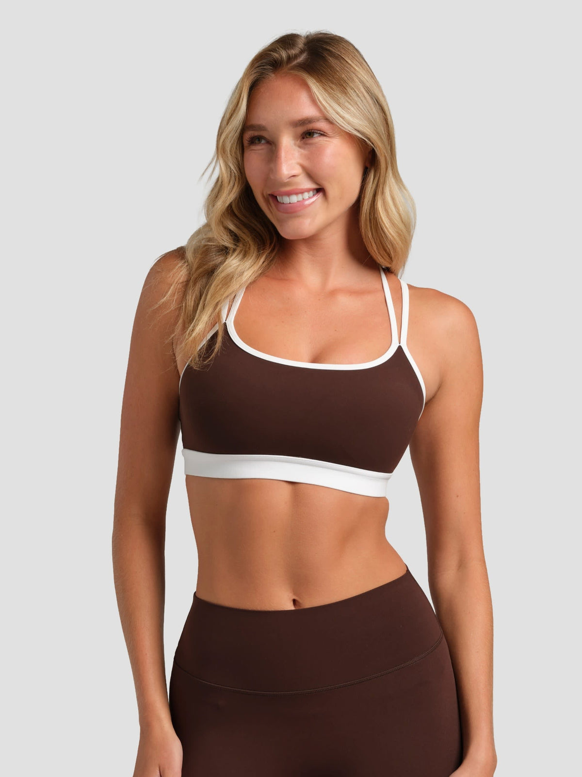 ComfrtCore Strappy Bra - Medium Compression Sports Bra