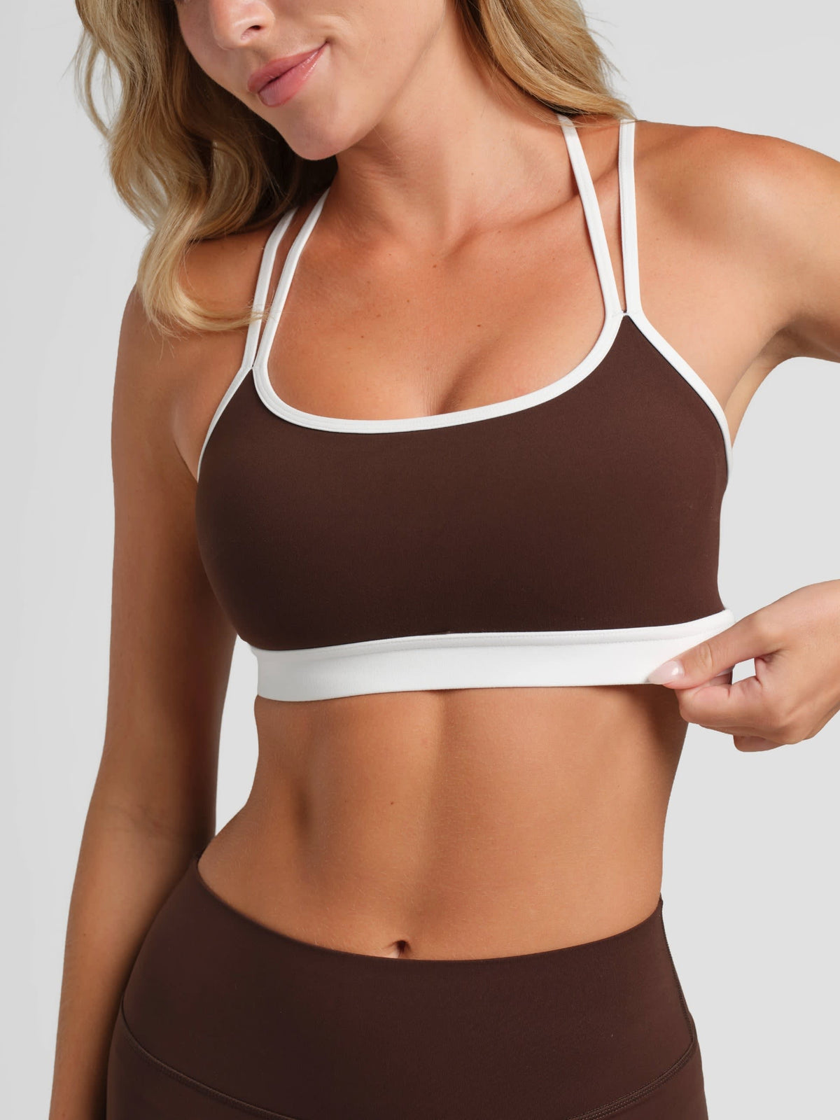 ComfrtCore Strappy Bra - Medium Compression Sports Bra