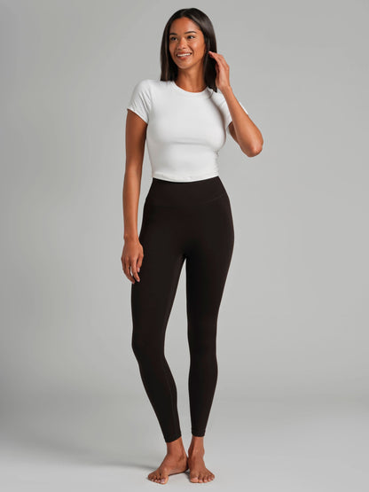 ComfrtCore Crop Tee - Fitted Athleisure Cropped Tee